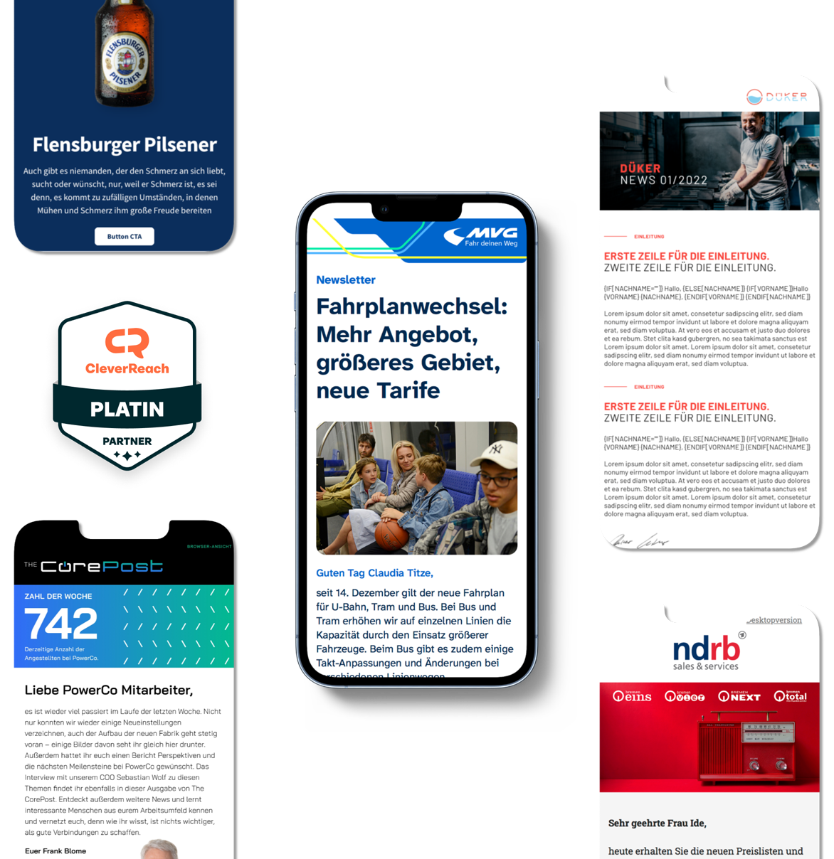 CleverReach Templates Platin