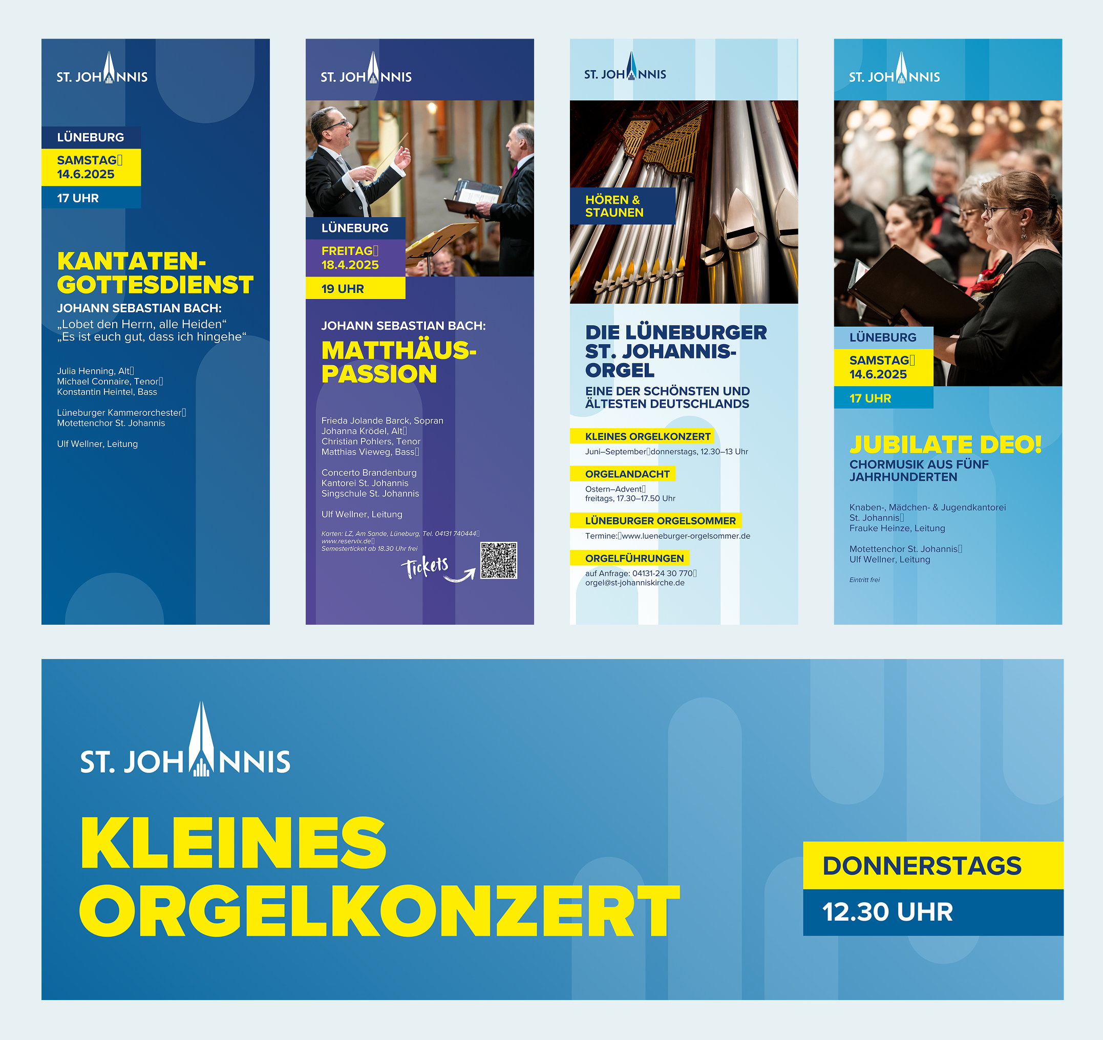 Projekt St Johannis Lüneburg - Plakate und Banner