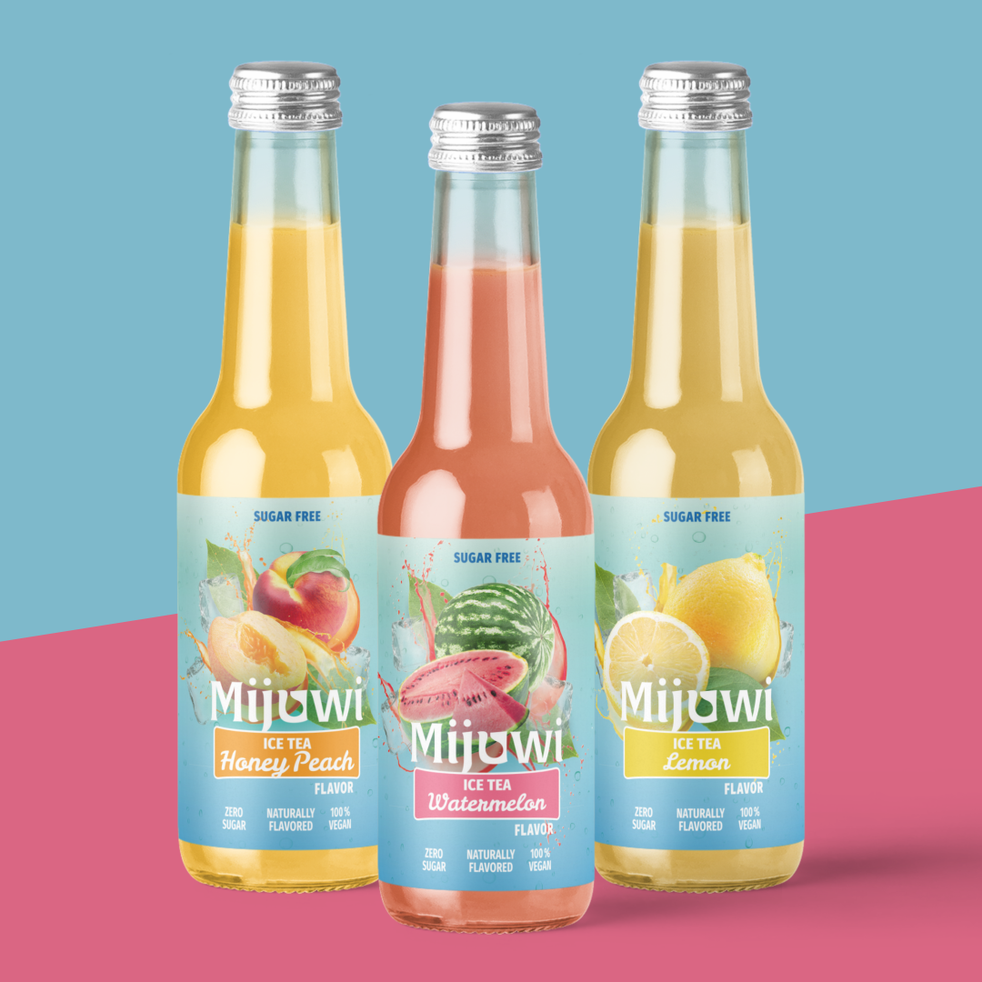 mijiwi - Ice Tea Sorten - Packaging Design