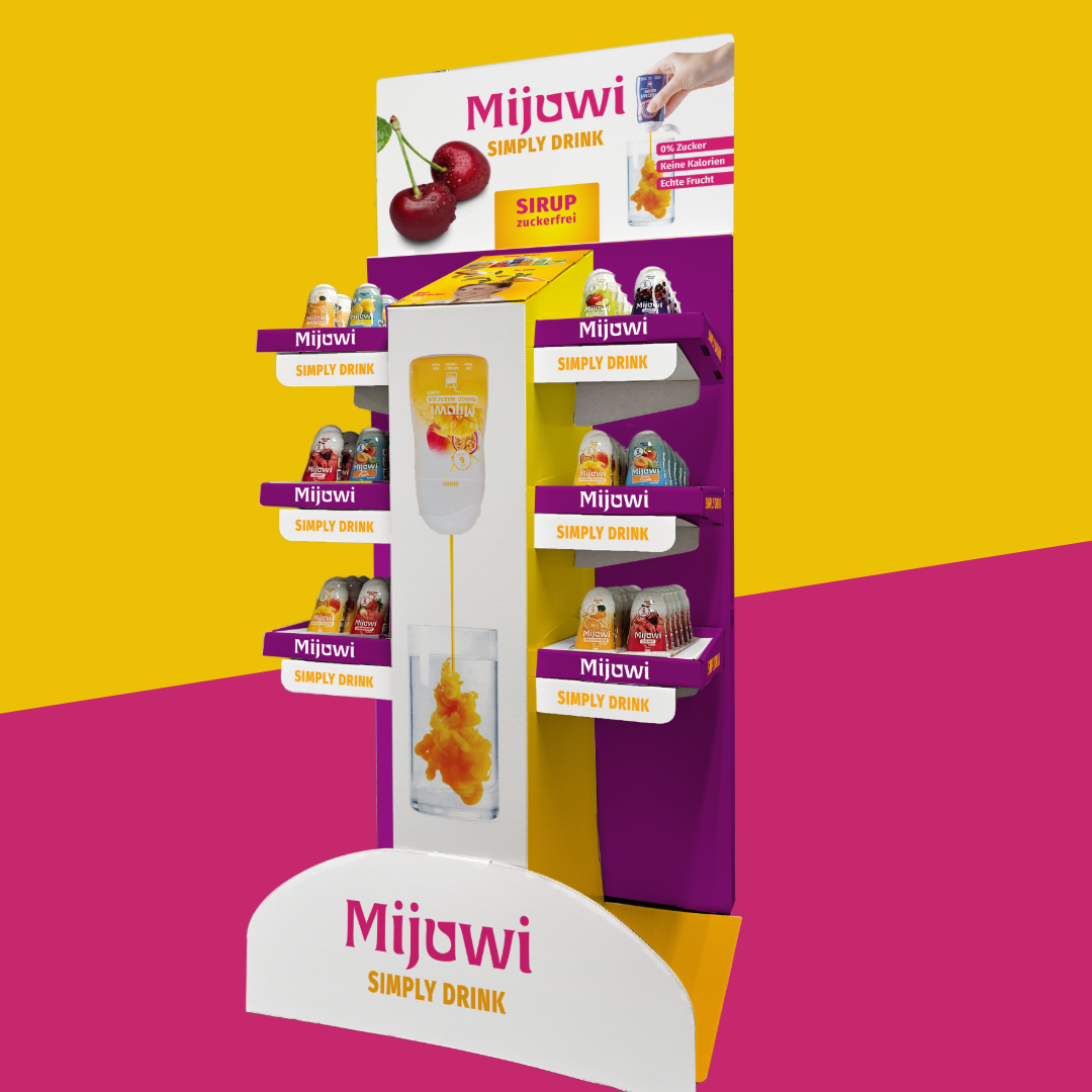 mijuwi - verkaufsaufsteller - Packaging Design